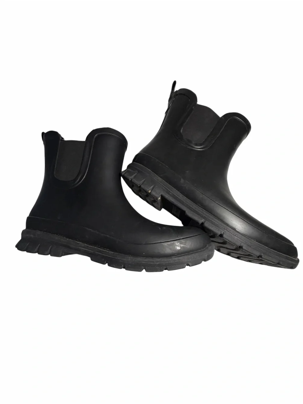 Eddie Bauer Hailey Women’s Black Waterproof Lined Rain Boots Sz 9
